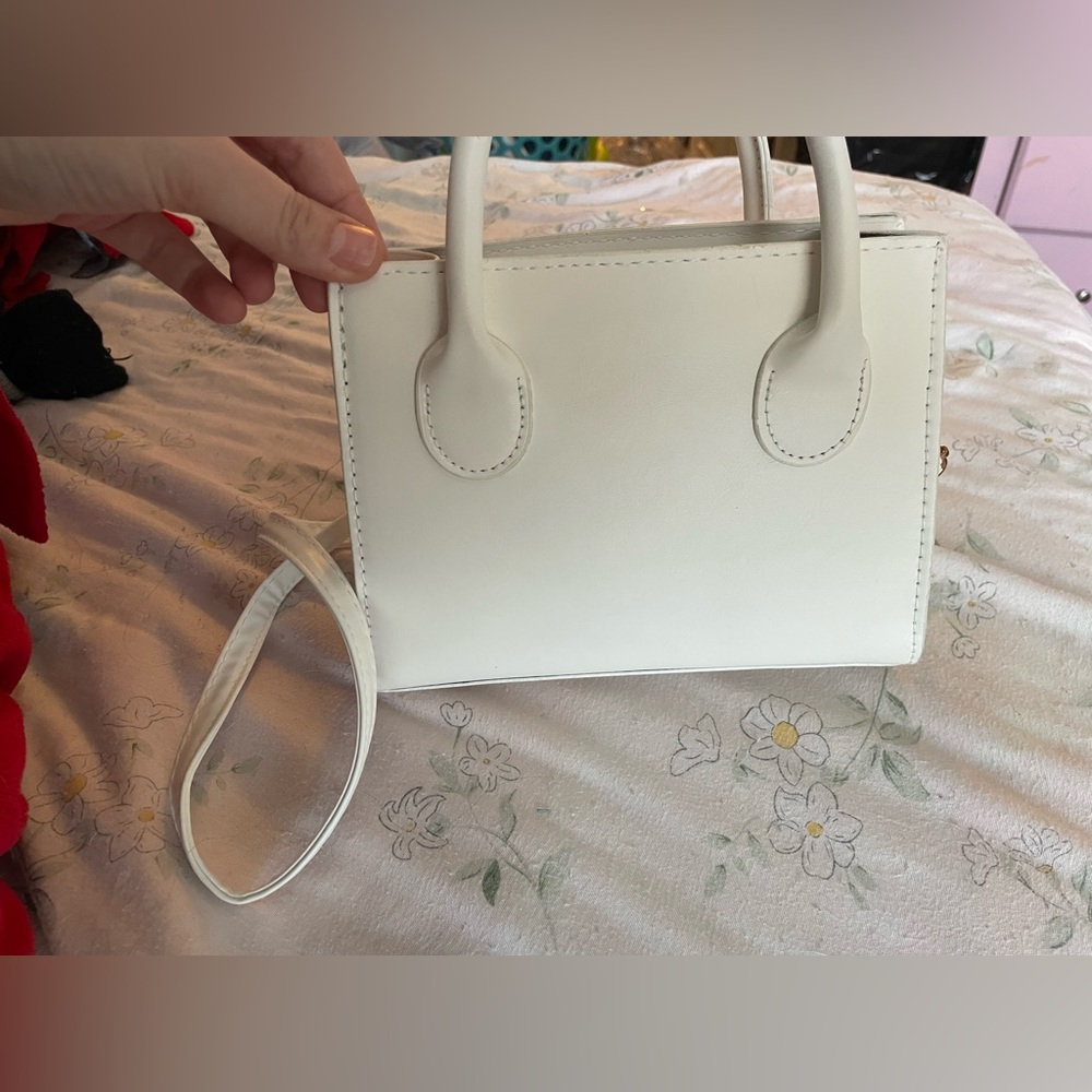 White purse